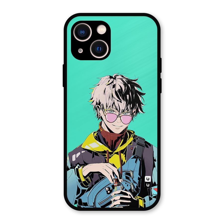 Cool Gojo Metal Back Case for iPhone 13