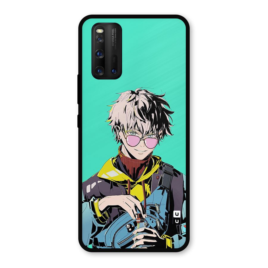 Cool Gojo Metal Back Case for iQOO 3