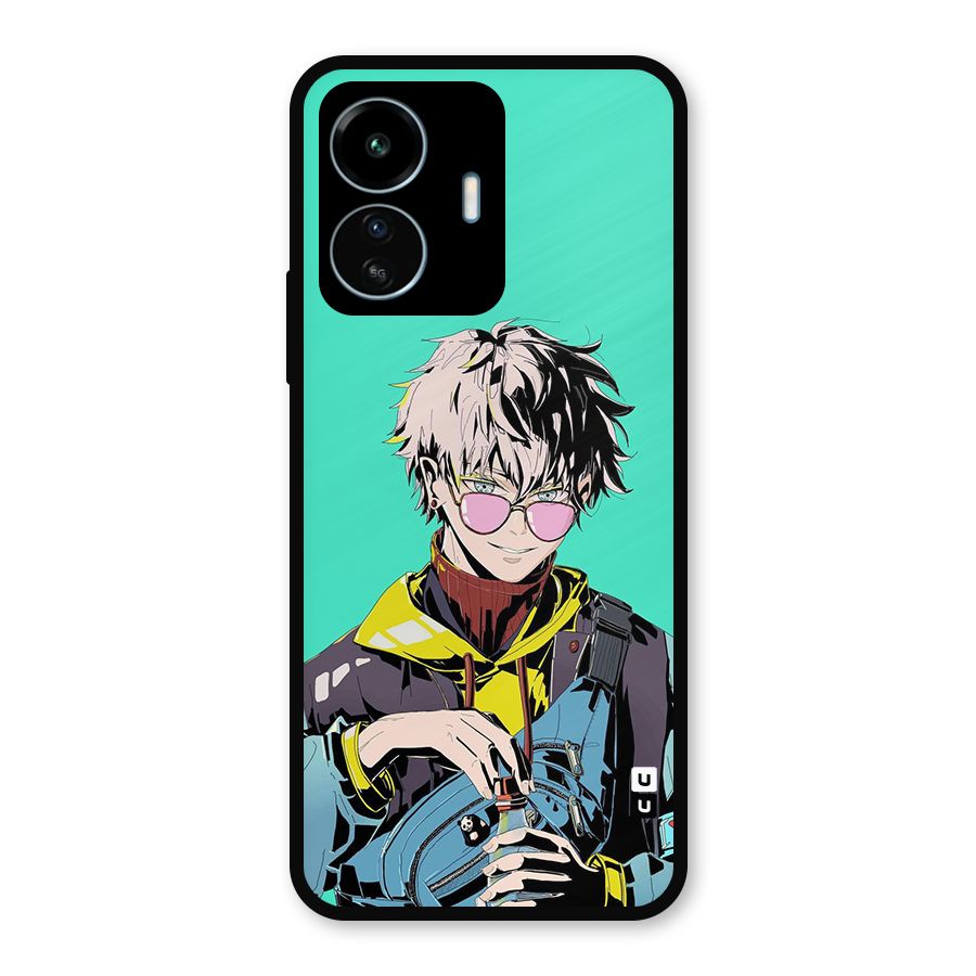 Cool Gojo Metal Back Case for vivo iQOO Z6 Lite 5G