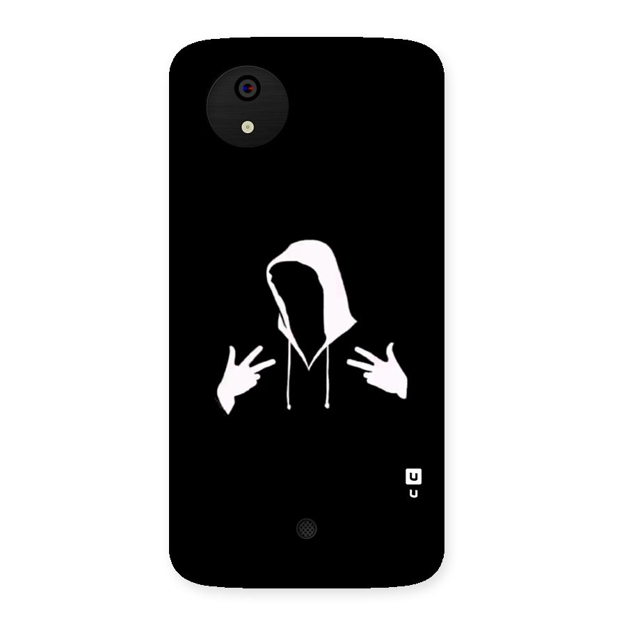 Cool Hoodie Silhouette Back Case for Canvas A1  AQ4501