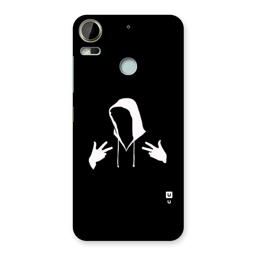 Cool Hoodie Silhouette Back Case for Desire 10 Pro