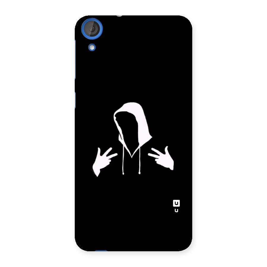 Cool Hoodie Silhouette Back Case for Desire 820