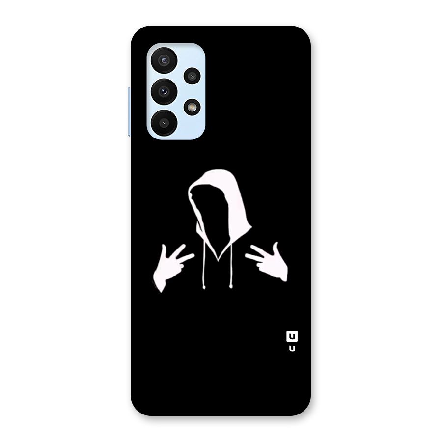 Cool Hoodie Silhouette Back Case for Galaxy A23