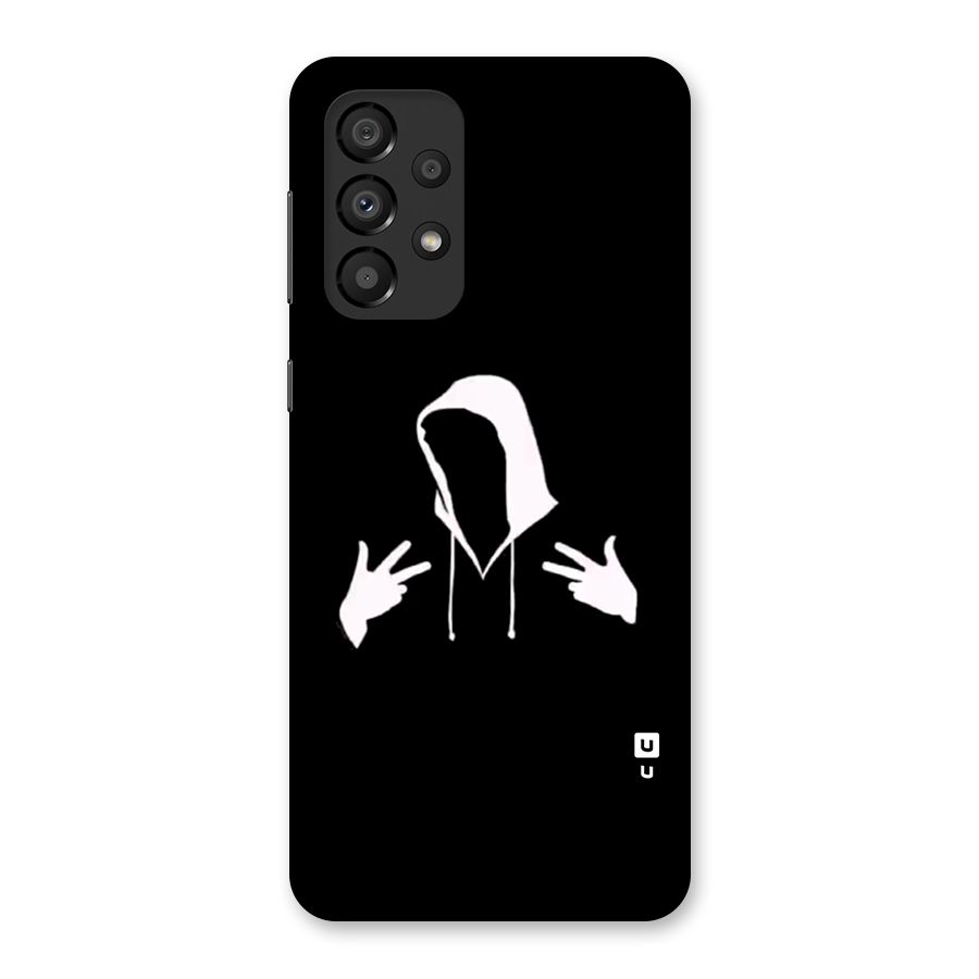 Cool Hoodie Silhouette Back Case for Galaxy A33 5G