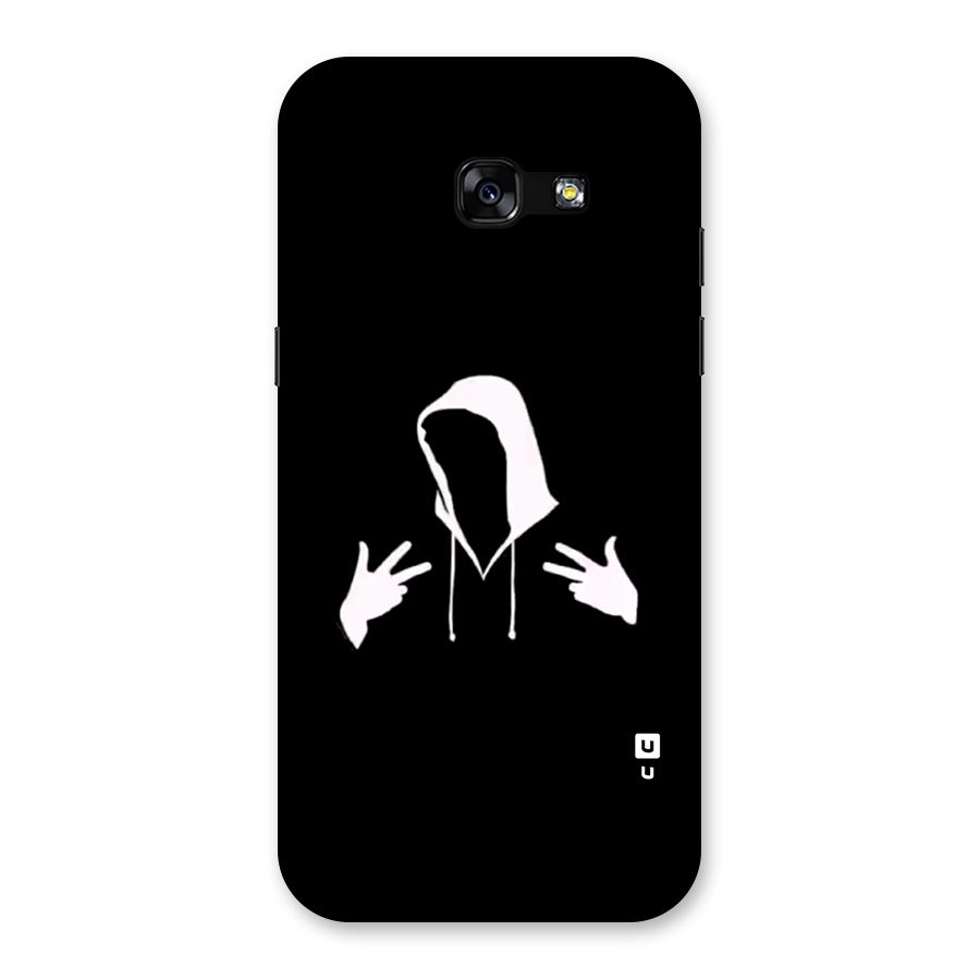 Cool Hoodie Silhouette Back Case for Galaxy A5 2017