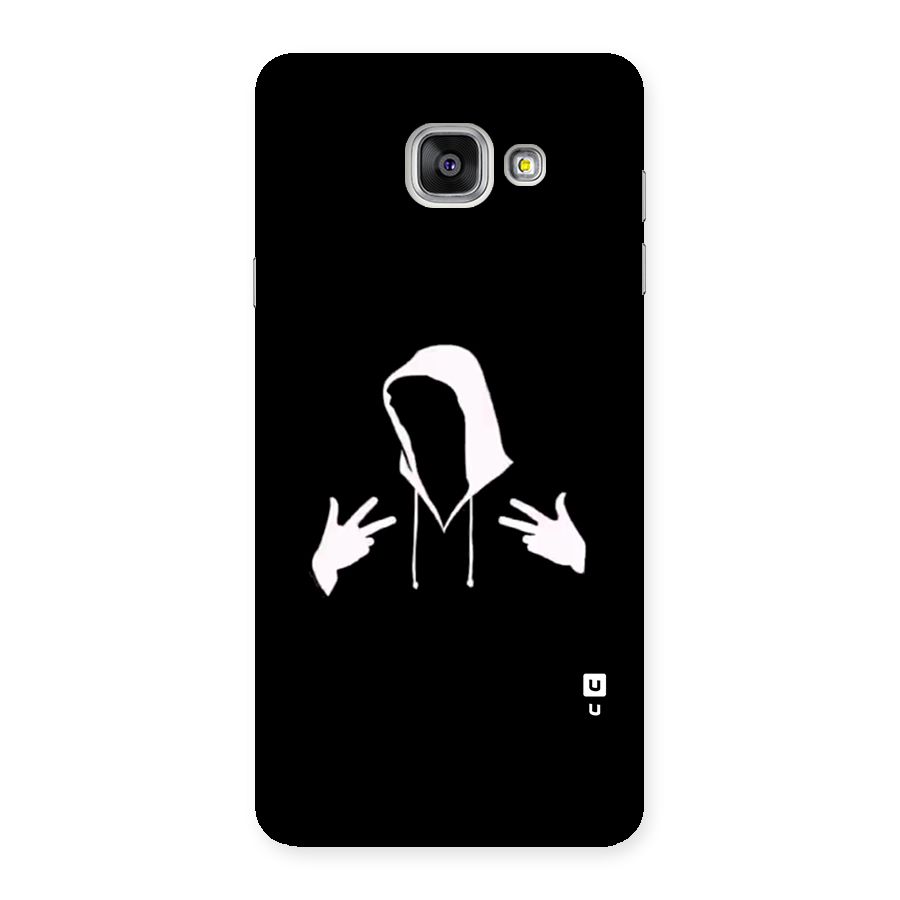 Cool Hoodie Silhouette Back Case for Galaxy A7 (2016)