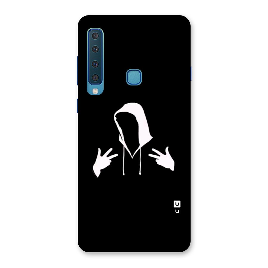 Cool Hoodie Silhouette Back Case for Galaxy A9 (2018)