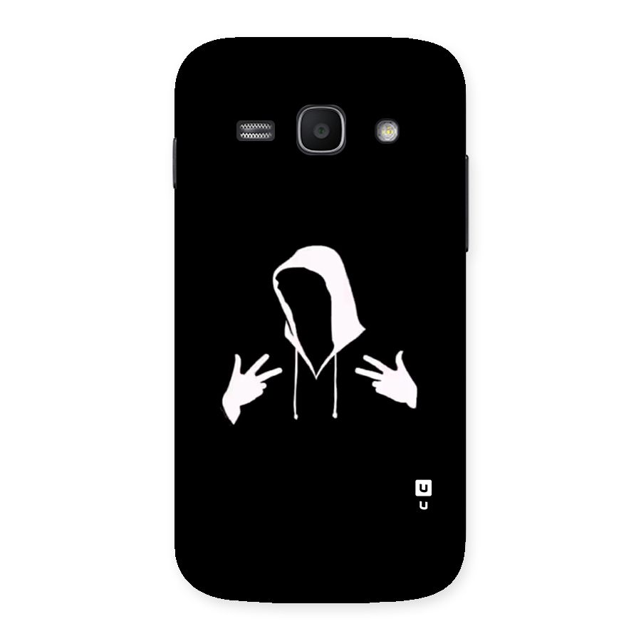 Cool Hoodie Silhouette Back Case for Galaxy Ace3