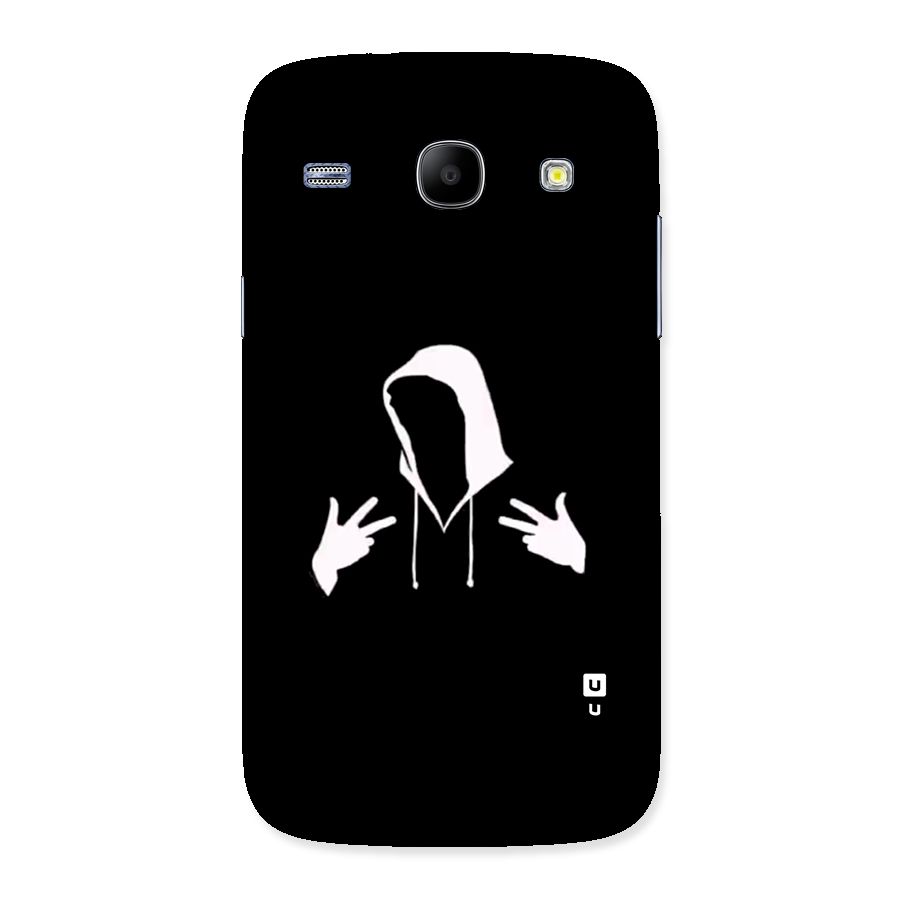 Cool Hoodie Silhouette Back Case for Galaxy Core