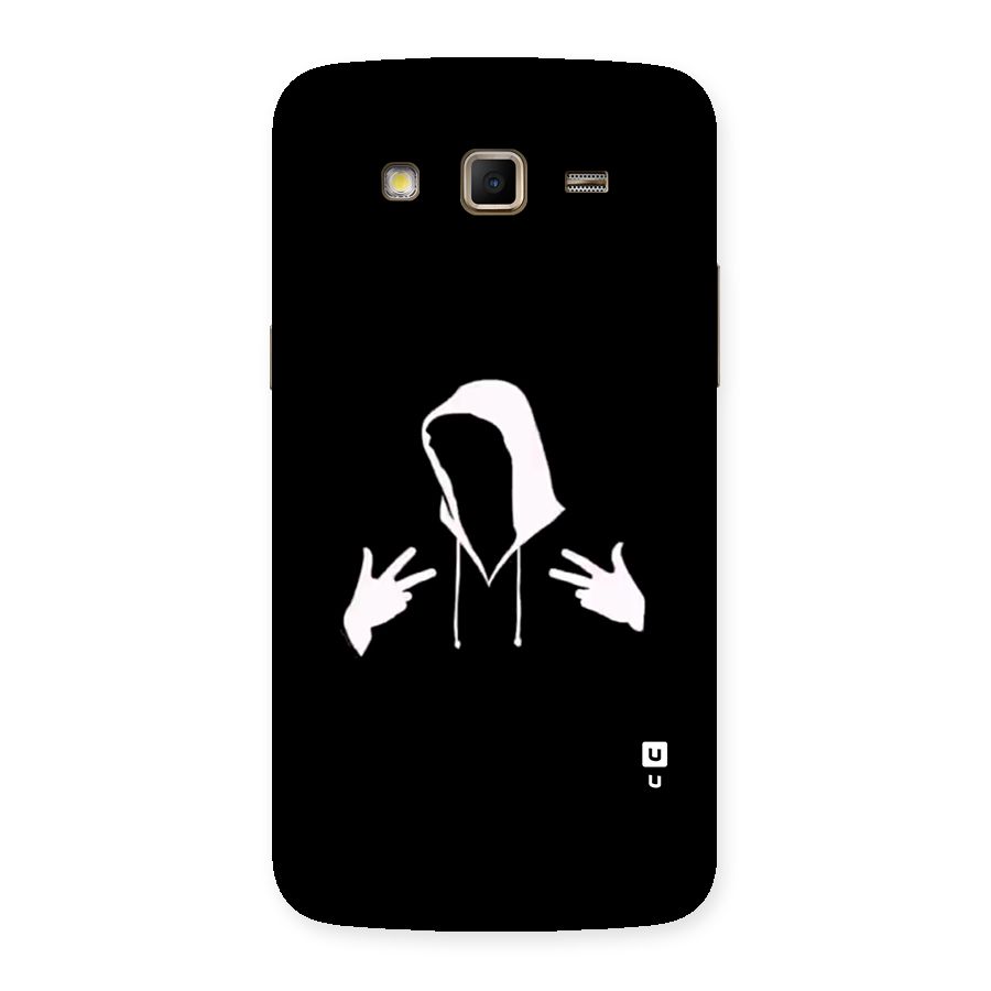 Cool Hoodie Silhouette Back Case for Galaxy Grand 2