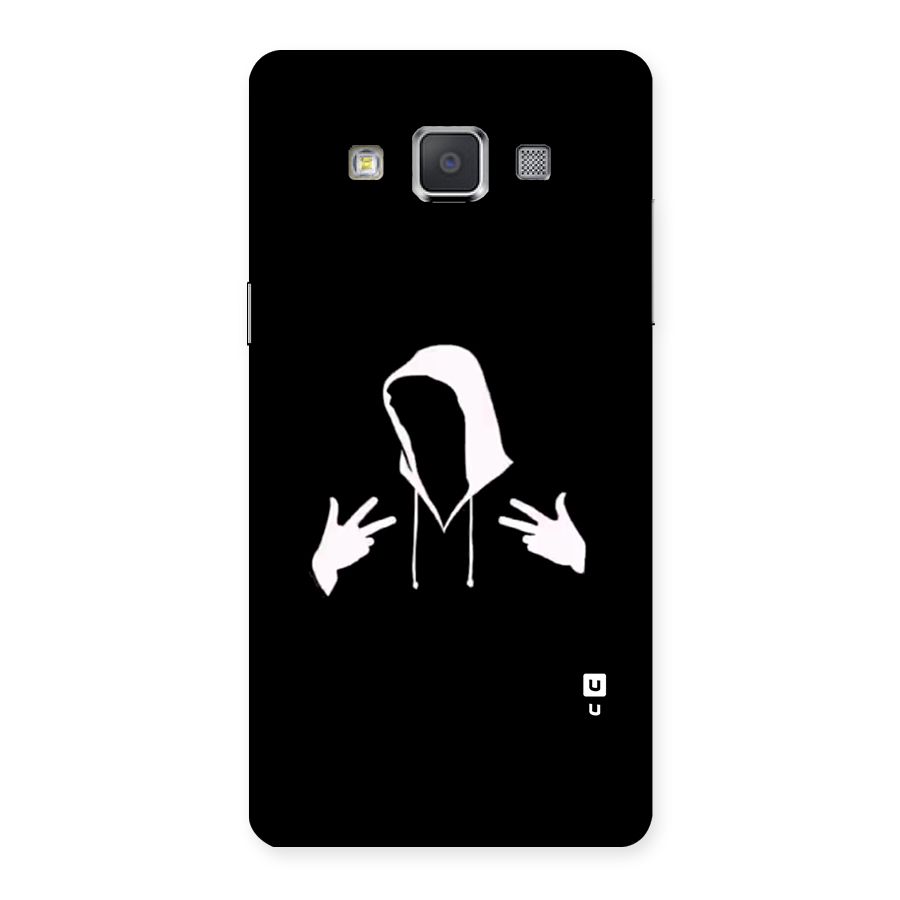 Cool Hoodie Silhouette Back Case for Galaxy Grand Max