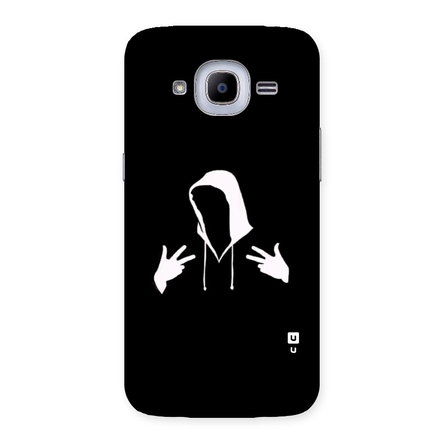 Cool Hoodie Silhouette Back Case for Galaxy J2 2016