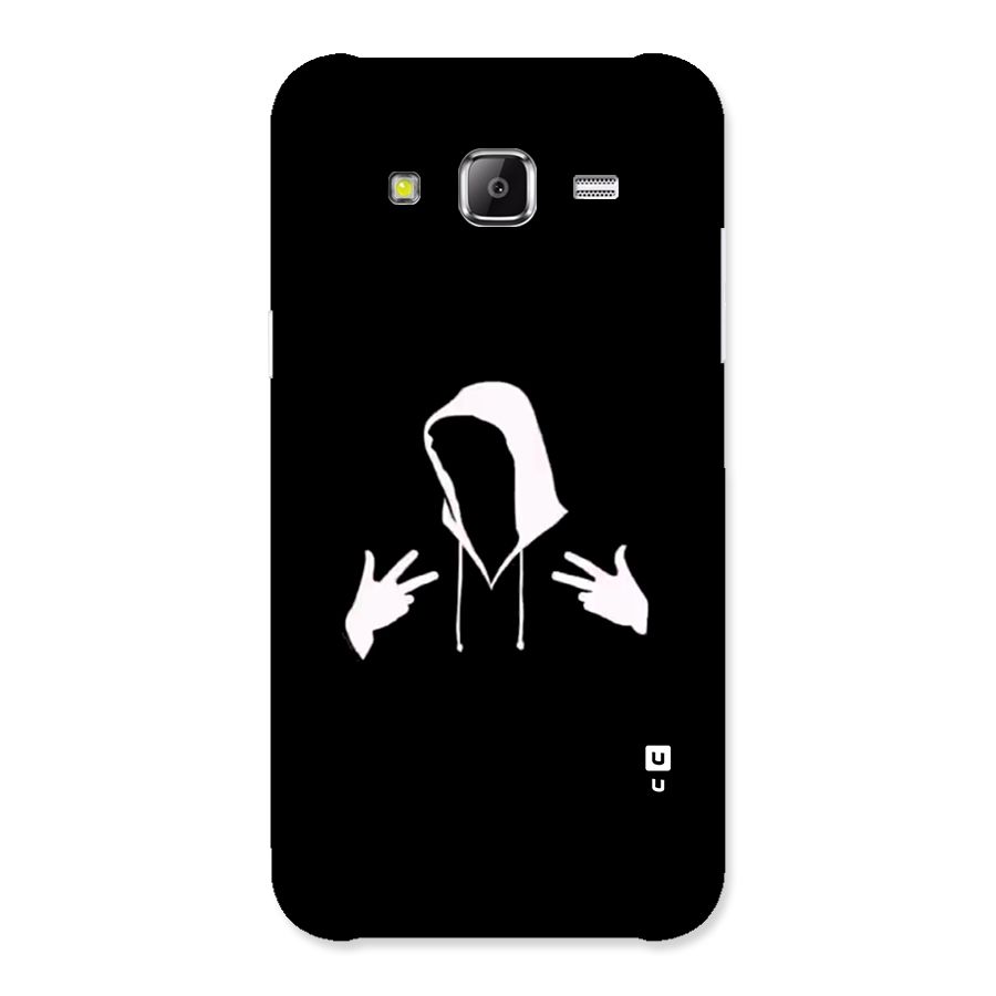 Cool Hoodie Silhouette Back Case for Galaxy J2 Prime