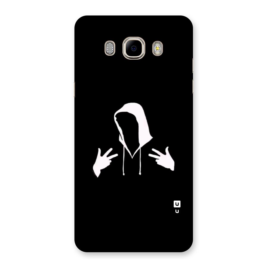 Cool Hoodie Silhouette Back Case for Galaxy J7 2016