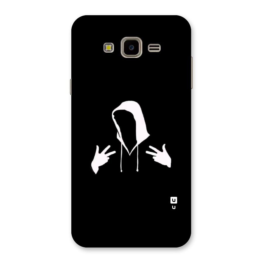 Cool Hoodie Silhouette Back Case for Galaxy J7 Nxt