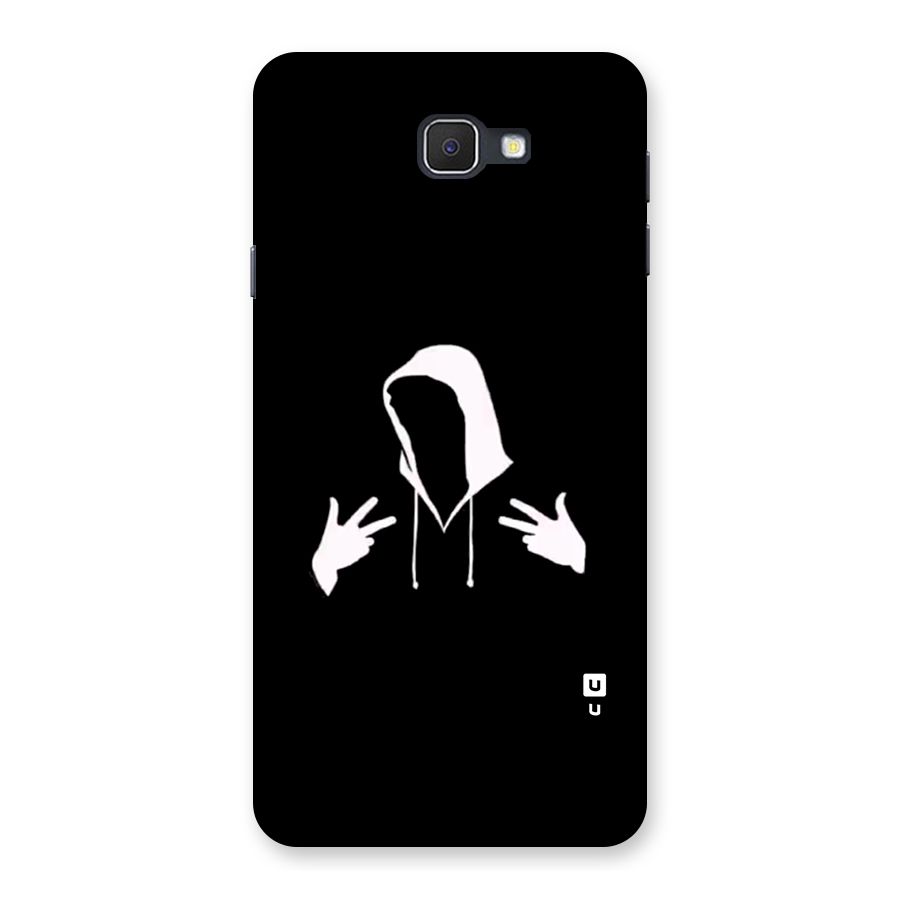 Cool Hoodie Silhouette Back Case for Galaxy J7 Prime