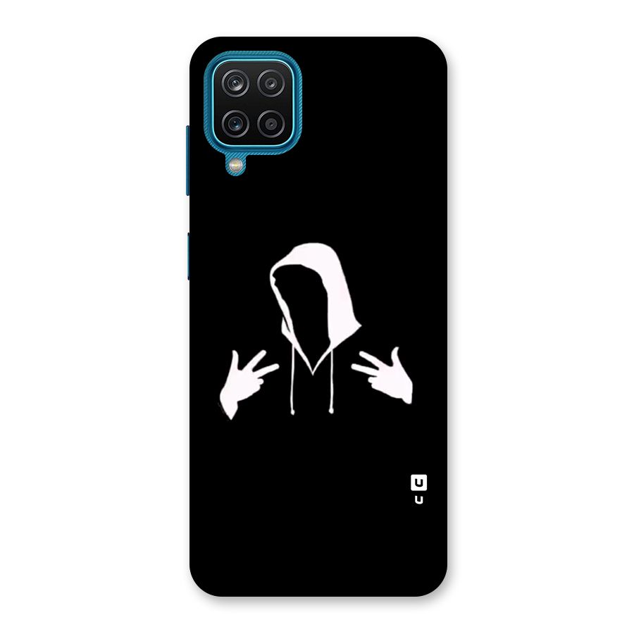 Cool Hoodie Silhouette Back Case for Galaxy M12