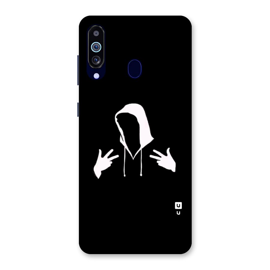 Cool Hoodie Silhouette Back Case for Galaxy M40