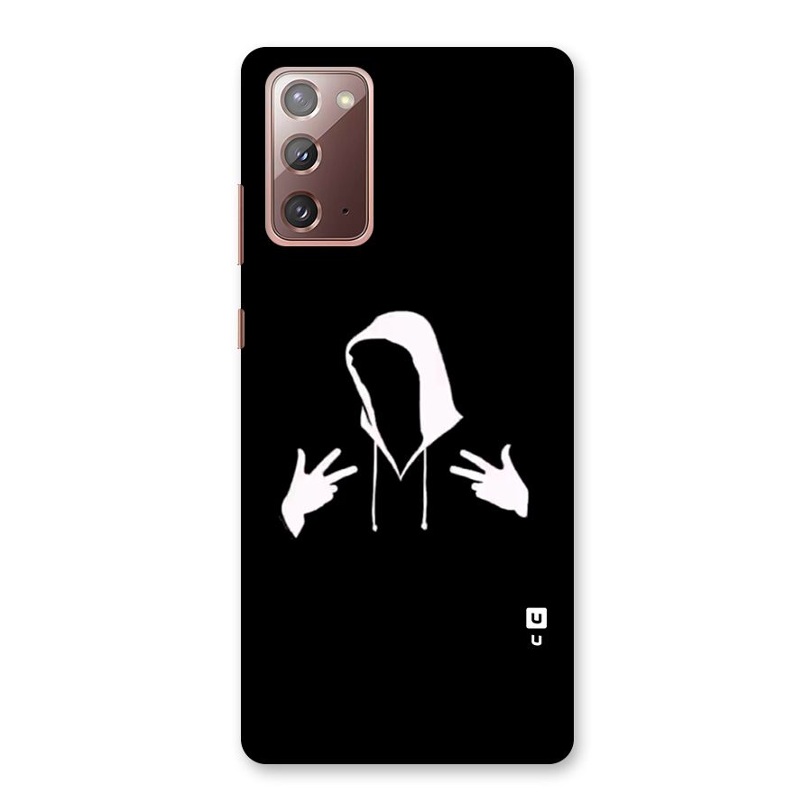 Cool Hoodie Silhouette Back Case for Galaxy Note 20
