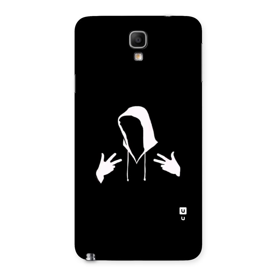 Cool Hoodie Silhouette Back Case for Galaxy Note 3 Neo