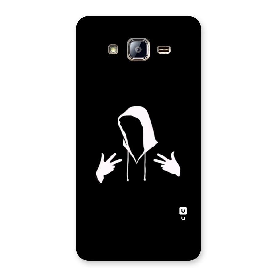 Cool Hoodie Silhouette Back Case for Galaxy On5