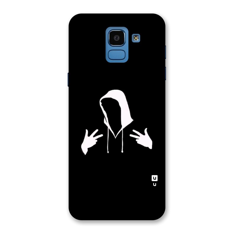 Cool Hoodie Silhouette Back Case for Galaxy On6