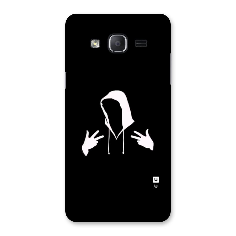 Cool Hoodie Silhouette Back Case for Galaxy On7 2015
