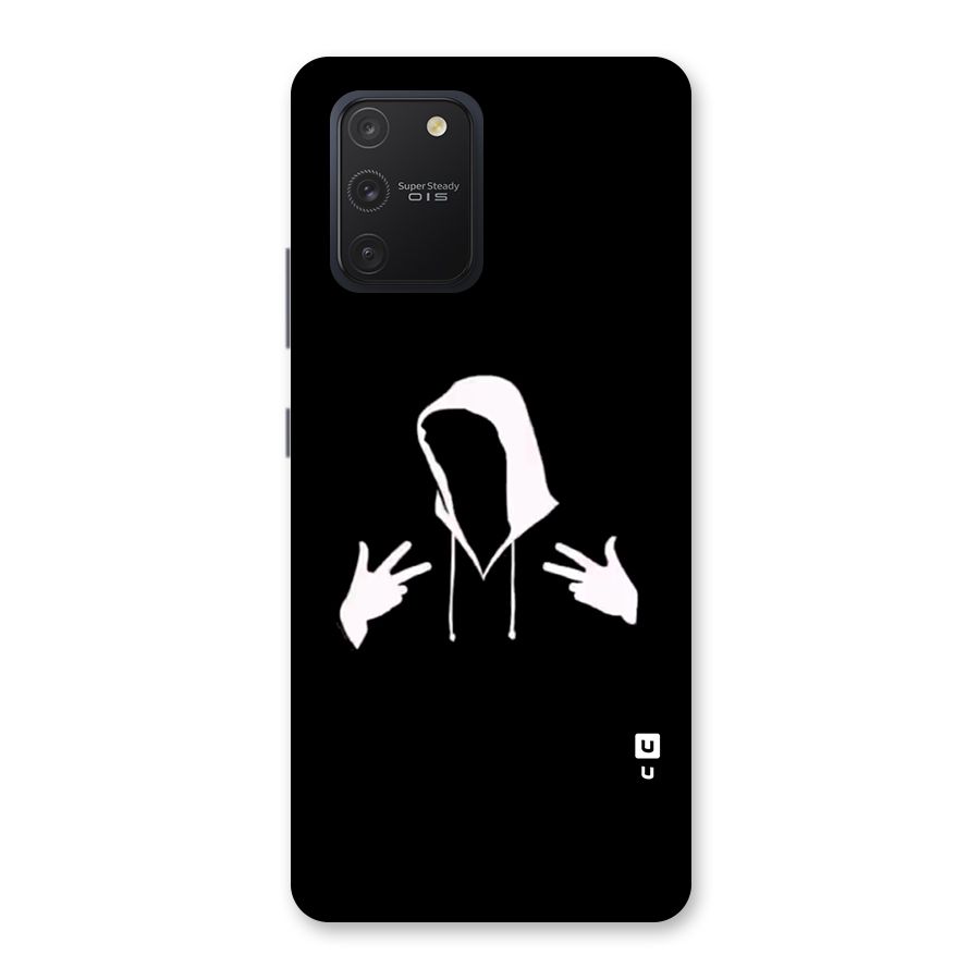 Cool Hoodie Silhouette Back Case for Galaxy S10 Lite