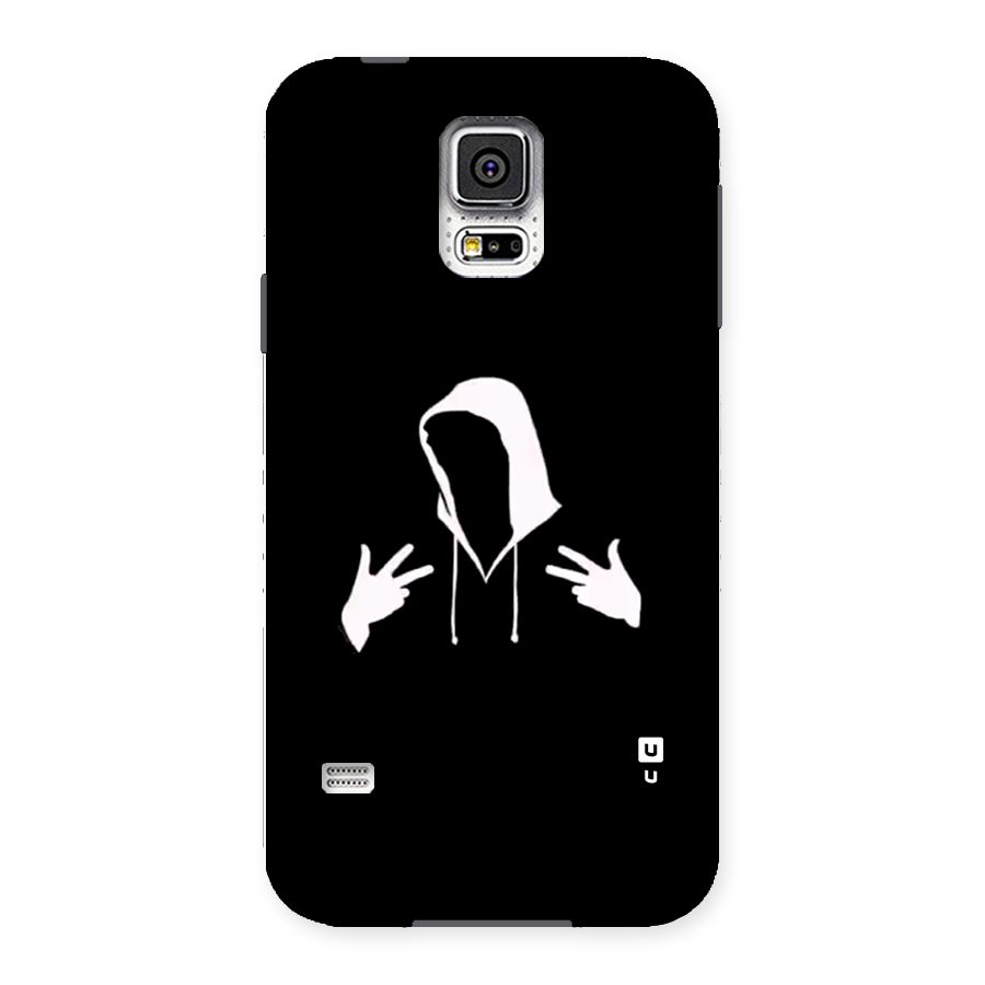 Cool Hoodie Silhouette Back Case for Galaxy S5