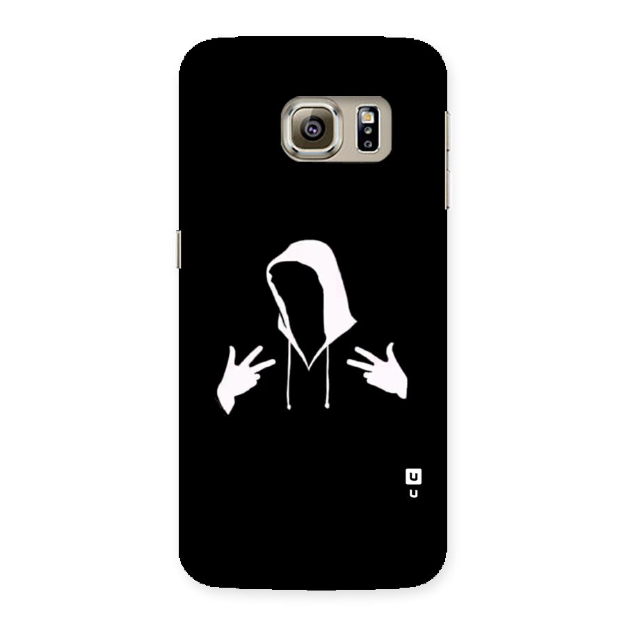 Cool Hoodie Silhouette Back Case for Galaxy S6 edge