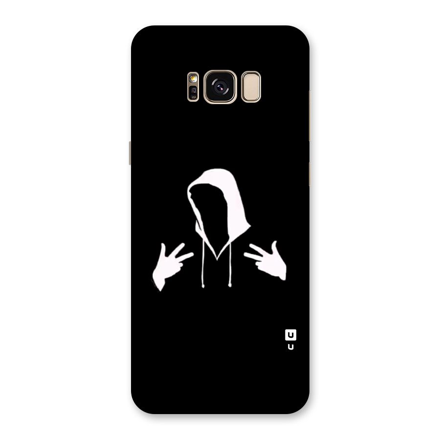 Cool Hoodie Silhouette Back Case for Galaxy S8 Plus