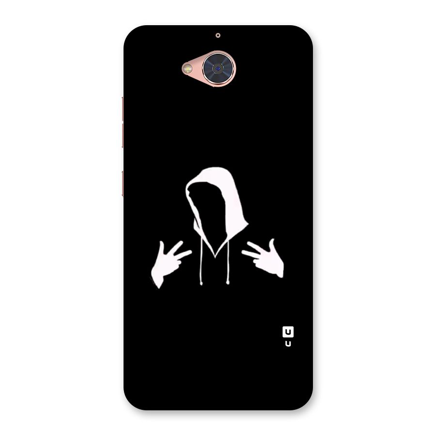 Cool Hoodie Silhouette Back Case for Gionee S6 Pro