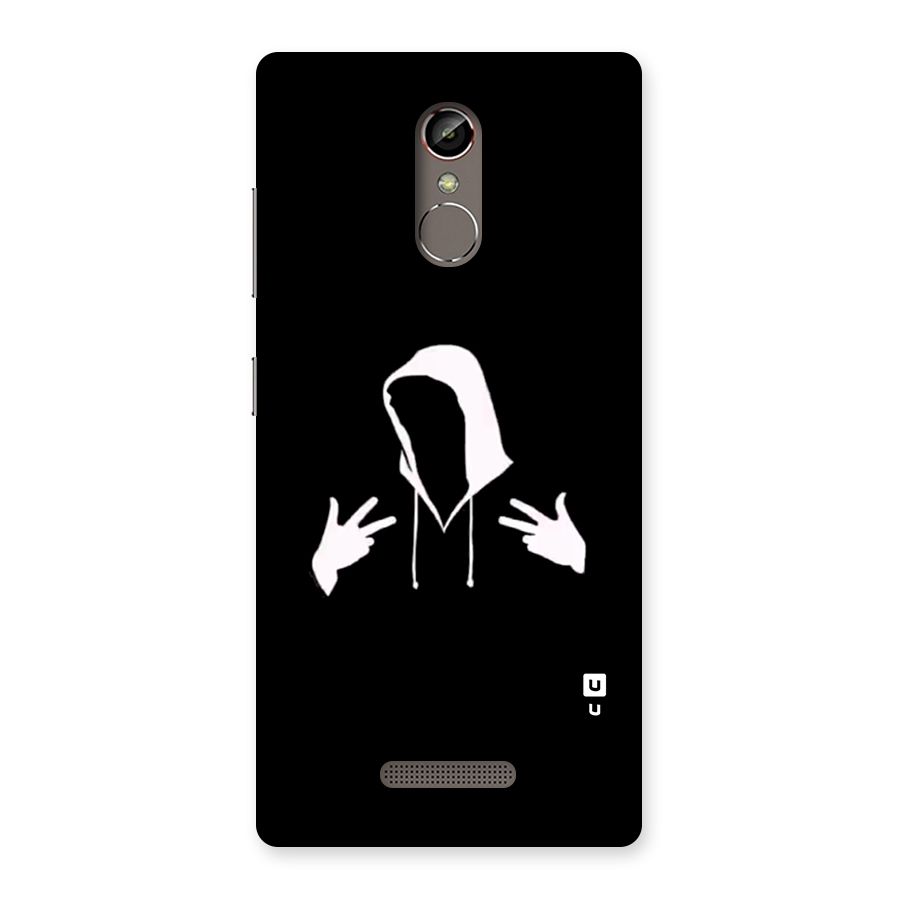 Cool Hoodie Silhouette Back Case for Gionee S6s
