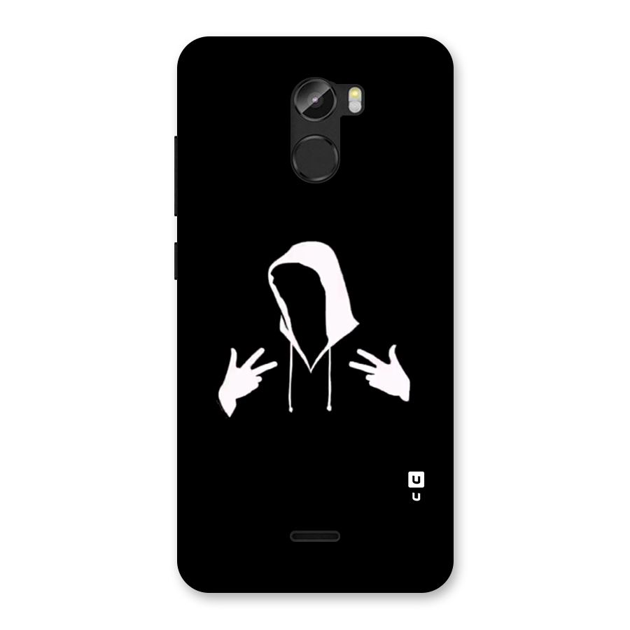 Cool Hoodie Silhouette Back Case for Gionee X1
