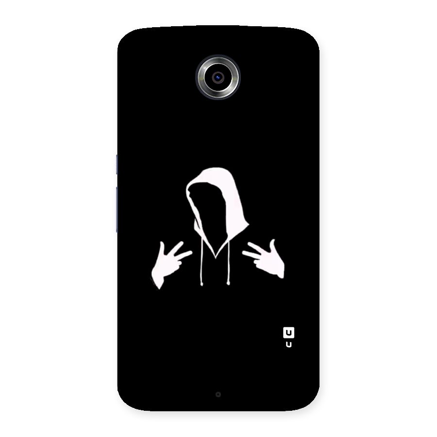 Cool Hoodie Silhouette Back Case for Google Nexus 6