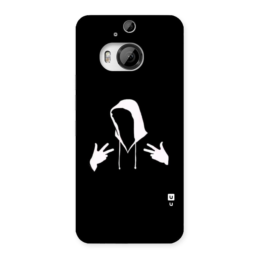 Cool Hoodie Silhouette Back Case for HTC One M9 Plus