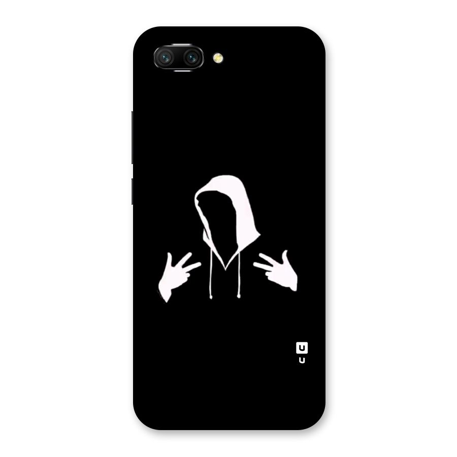 Cool Hoodie Silhouette Back Case for Honor 10