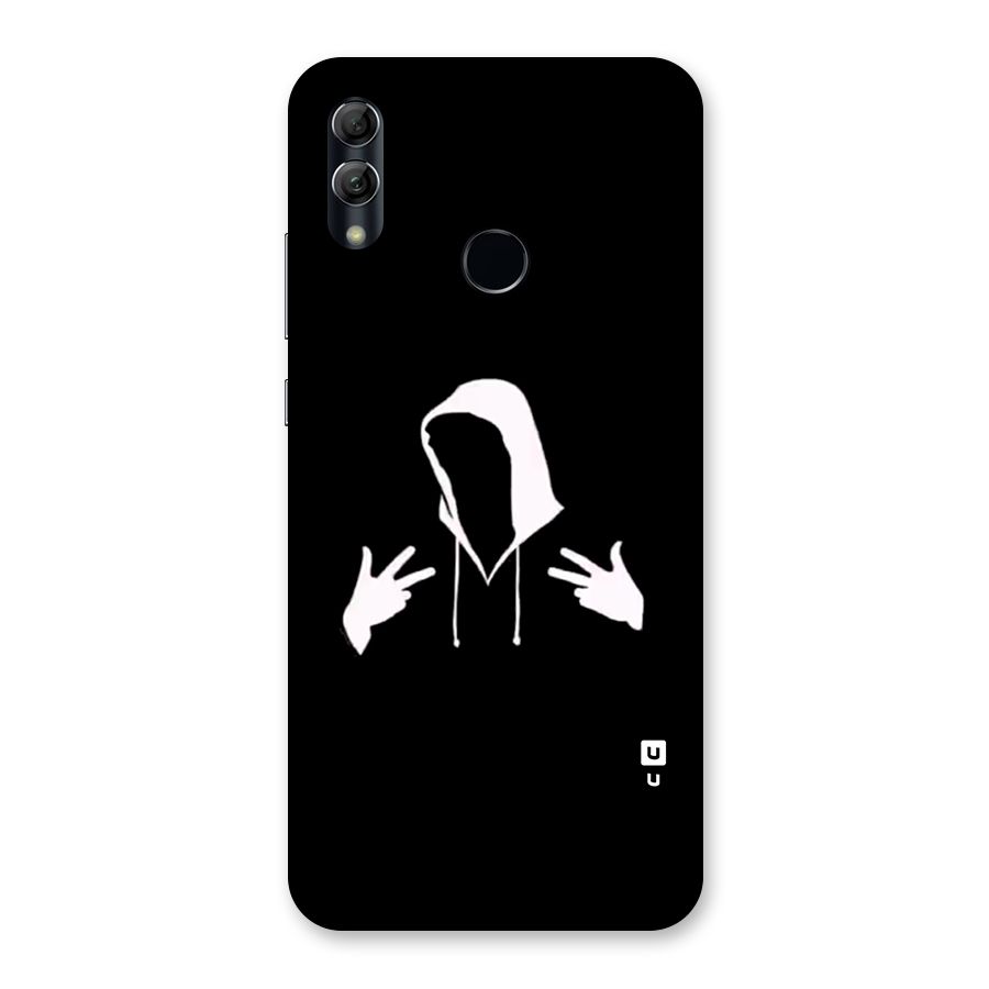 Cool Hoodie Silhouette Back Case for Honor 10 Lite