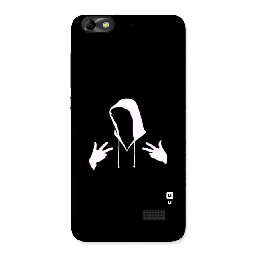 Cool Hoodie Silhouette Back Case for Honor 4C