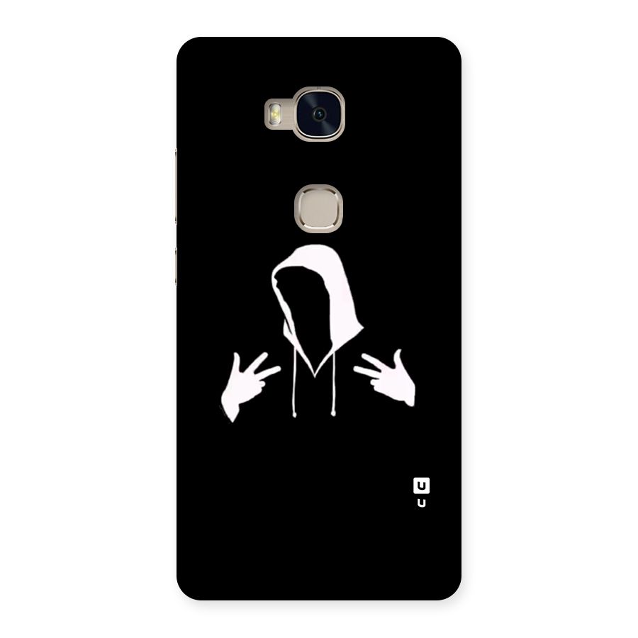 Cool Hoodie Silhouette Back Case for Honor 5X