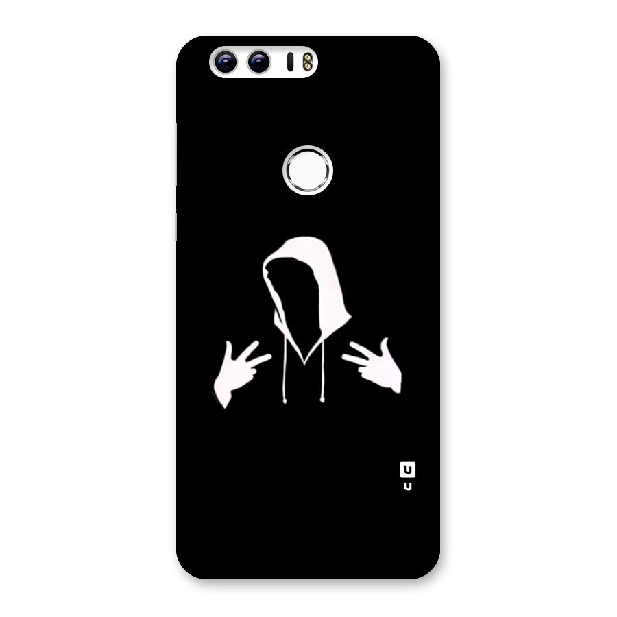 Cool Hoodie Silhouette Back Case for Honor 8