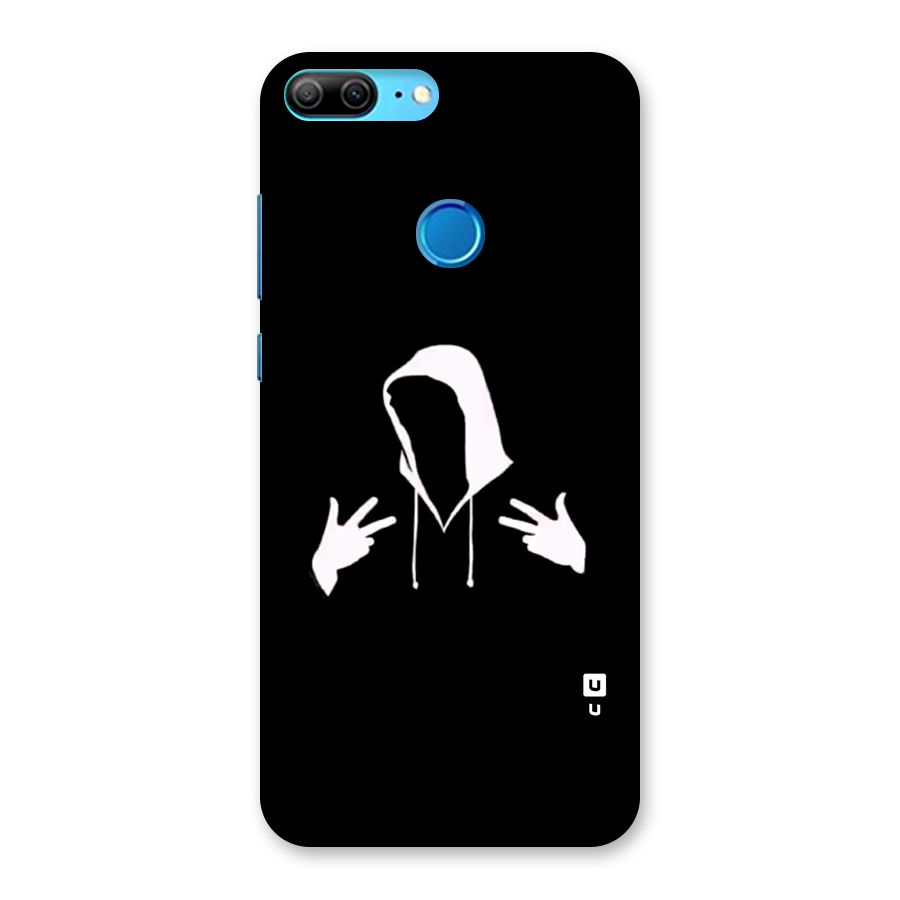 Cool Hoodie Silhouette Back Case for Honor 9 Lite
