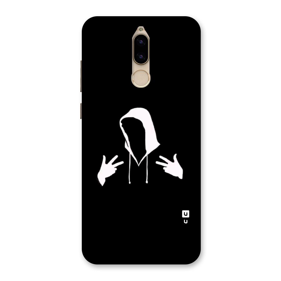 Cool Hoodie Silhouette Back Case for Honor 9i