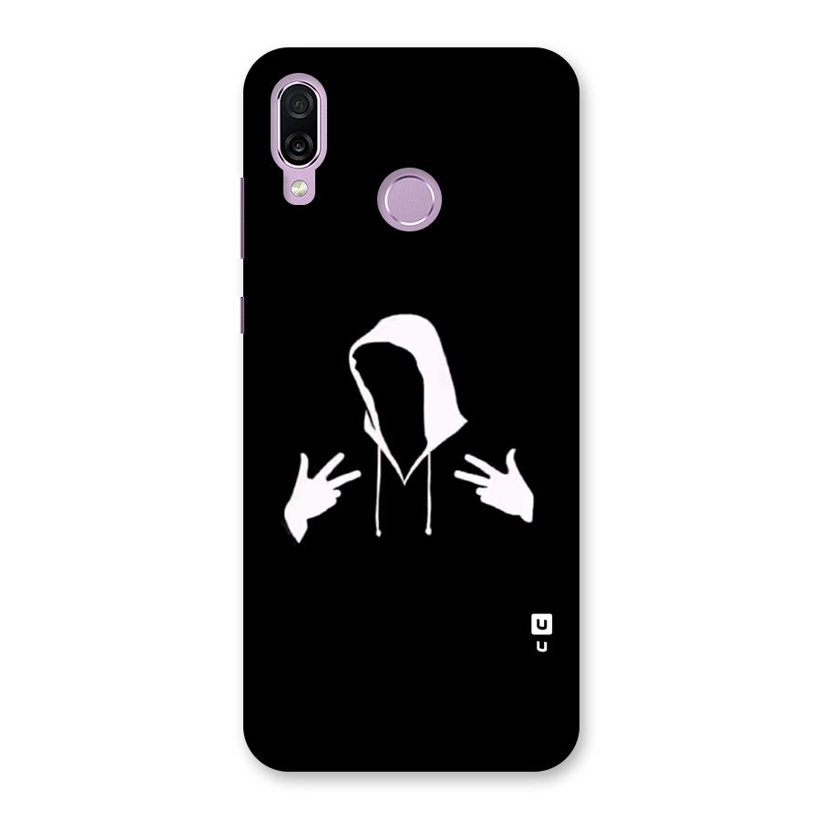 Cool Hoodie Silhouette Back Case for Honor Play