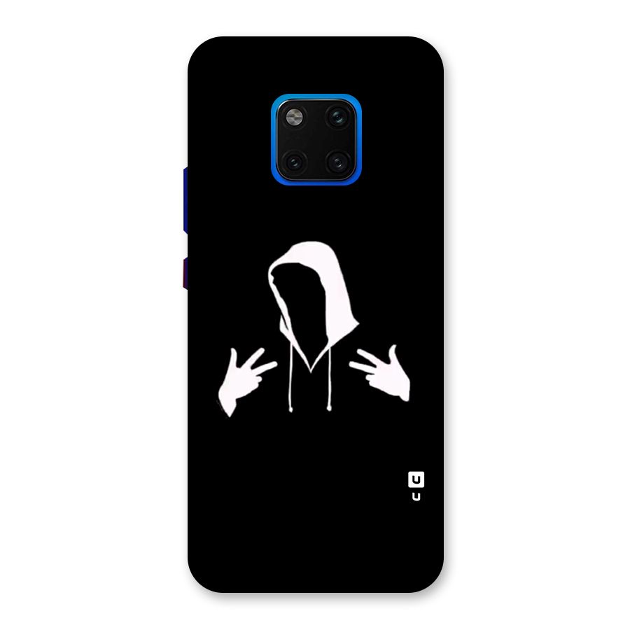 Cool Hoodie Silhouette Back Case for Huawei Mate 20 Pro