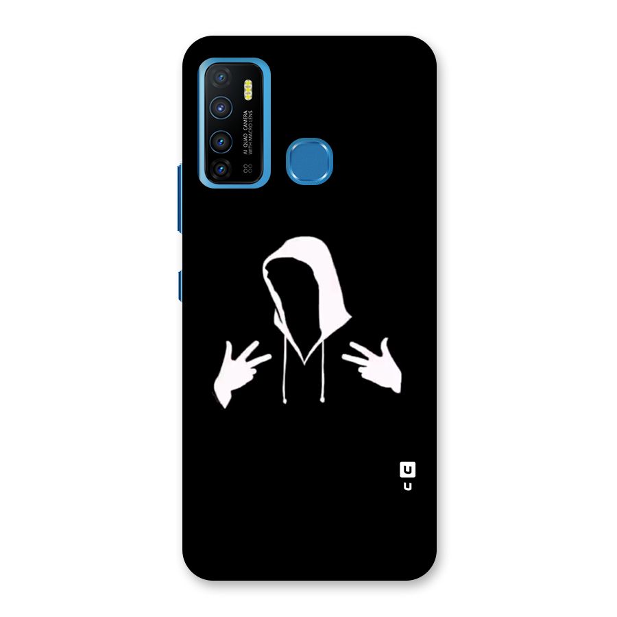 Cool Hoodie Silhouette Back Case for Infinix Hot 9