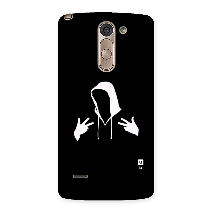 Cool Hoodie Silhouette Back Case for LG G3 Stylus