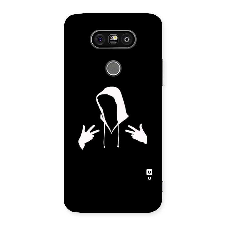 Cool Hoodie Silhouette Back Case for LG G5