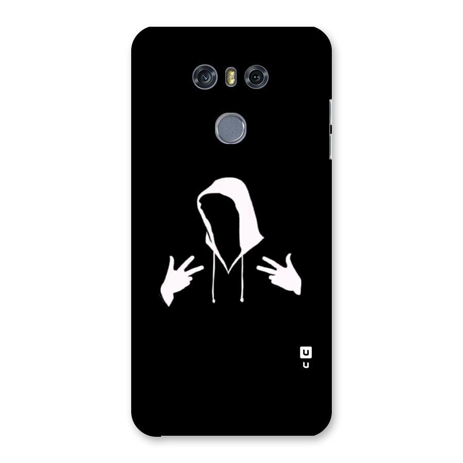 Cool Hoodie Silhouette Back Case for LG G6