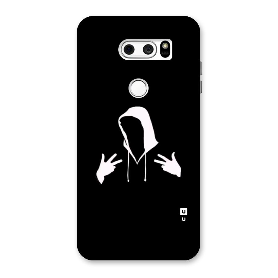Cool Hoodie Silhouette Back Case for LG V30